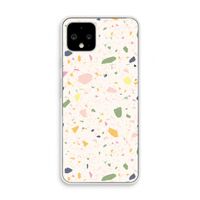 Terrazzo N°21: Pixel 4 Transparant Hoesje