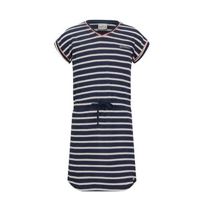 Retour Denim gestreepte jurk Toulouse marine/wit Retour Denim gestreepte jurk Toulouse marine/wit