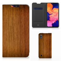 Samsung Galaxy A10 Book Wallet Case Donker Hout - thumbnail