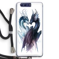 Yin Yang Dragons: Honor 9 Transparant Hoesje met koord
