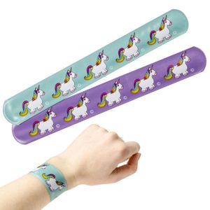 Decopatent® Uitdeelcadeaus 36 STUKS Unicorn Klaparmbandjes - Traktatie