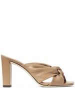 Jimmy Choo sandales Avenue 85 mm en cuir - Tons neutres - thumbnail