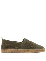 Castañer espadrilles Pablo Pierced en daim - Vert