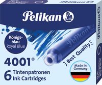 Pelikan inktpatronen 4001 koningsblauw Pelikan inktpatronen 4001 koningsblauw
