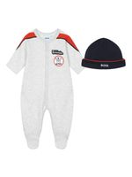 BOSS Kidswear pyjama en maille à logo brodé (lot de deux) - Gris