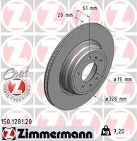 Remschijf Coat Z 150128120 Remschijf Coat Z 150128120