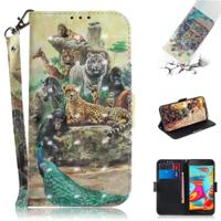 3D gekleurde tekening dieren patroon horizontale Flip lederen case voor Galaxy a2 core met houder & card slots & portemonnee 3D gekleurde tekening dieren patroon horizontale Flip lederen case voor Galaxy a2 core met houder & card slots & portemonnee