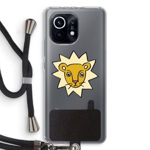 Kleine leeuw: Xiaomi Mi 11 Transparant Hoesje met koord