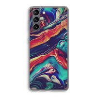 Chameleon Sun: Samsung Galaxy S21 Transparant Hoesje