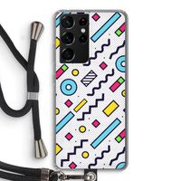 8-bit N°8: Samsung Galaxy S21 Ultra Transparant Hoesje met koord