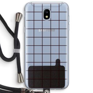 Rooster: Samsung Galaxy J5 (2017) Transparant Hoesje met koord