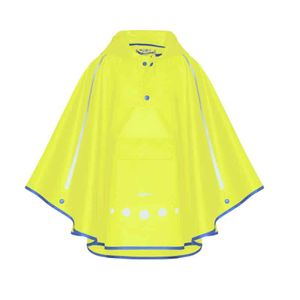 Playshoes regenponcho met tas geel Maat