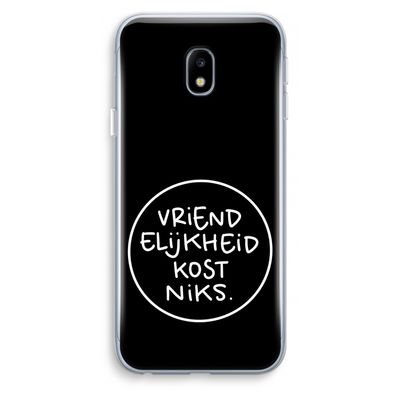 Vriendelijkheid: Samsung Galaxy J3 (2017) Transparant Hoesje