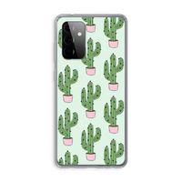 Cactus Lover: Samsung Galaxy A72 Transparant Hoesje