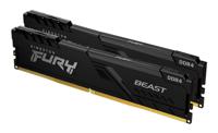 Kingston FURY Beast Werkgeheugenset voor PC DDR4 8 GB 2 x 4 GB 3200 MHz 288-pins DIMM CL16 KF432C16BBK2/8