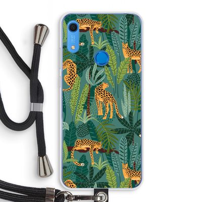 Luipaard 2: Huawei Y6s Transparant Hoesje met koord