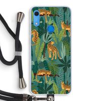 Luipaard 2: Huawei Y6s Transparant Hoesje met koord