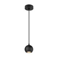 SLV Strakke hanglampLight Eye 90 zwart Ø 9cm - 1008172