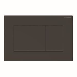 Bedieningsplaat Geberit Sigma 20-Square Toets Spoeling Easy-To-Clean Mat Zwart