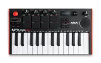 Akai MPK Mini Play Mk3 MIDI toetsenbord 25 toetsen USB Zwart, Rood