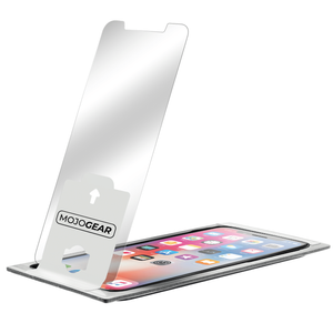MOJOGEAR Screenprotector met Montageframe voor iPhone - Extra sterk beschermglas