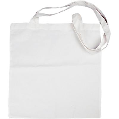 Creativ Company Tas met lang hengsel, afm 38x42 cm, 130 gr, wit, 1 stuk