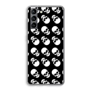 Musketon Skulls: Samsung Galaxy S21 Transparant Hoesje