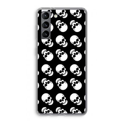 Musketon Skulls: Samsung Galaxy S21 Transparant Hoesje