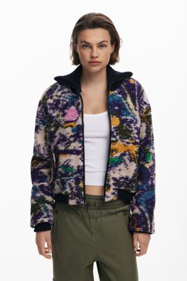 Gemêleerd bomberjack - MATERIAL FINISHES - M