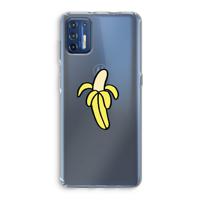 Banana: Motorola Moto G9 Plus Transparant Hoesje - thumbnail