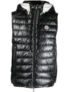 Moncler gilet Akaishi à design matelassé - Noir