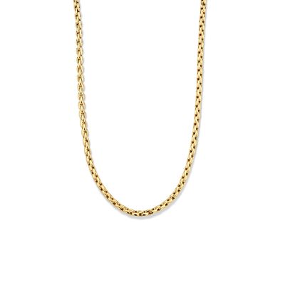 Ketting Fantasieschakel geelgoud 5 mm 45 cm