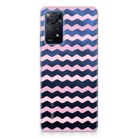 Xiaomi Redmi Note 11 Pro 5G TPU bumper Waves Roze - thumbnail