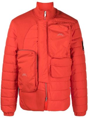 A-COLD-WALL* veste matelassée à poches zippées - Orange