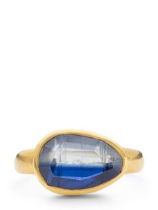 PIPPA SMALL 18kt yellow gold Greek kyanite ring - Or