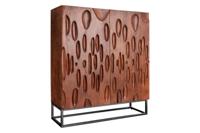 Highboard DUNE 120cm 3D acaciahout donker walnootbruin - 45598