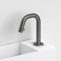 Fonteinkraan Clou Kaldur Met Korte Uitloop Rechts Gunmetal Geborsteld PVD Clou