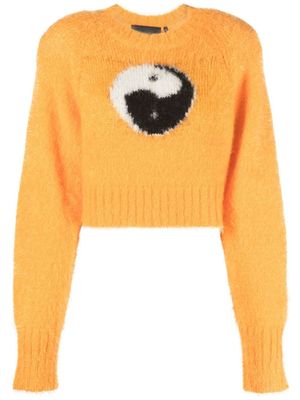 ROTATE BIRGER CHRISTENSEN pull Yin Yang à col rond - Orange