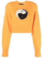 ROTATE BIRGER CHRISTENSEN pull Yin Yang à col rond - Orange