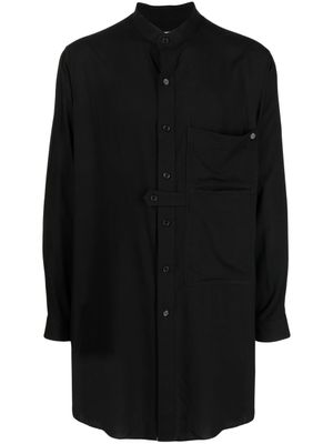 Yohji Yamamoto chemise oversize à manches longues - Noir