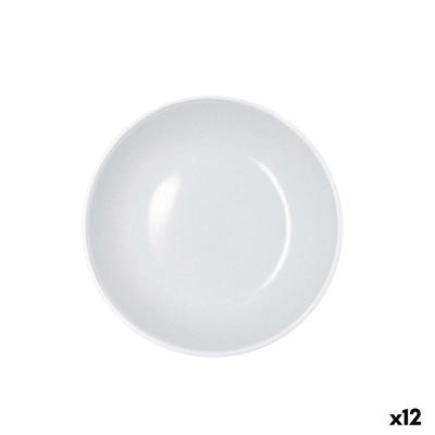 Diep bord Bidasoa Moana Grijs Keramisch Ø 20 cm (12 Stuks)