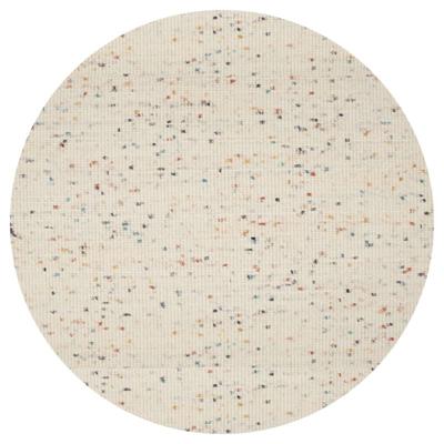 Vloerkleed Mango rond wit multi 99
