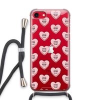 Chicks before dicks: iPhone SE 2020 Transparant Hoesje met koord