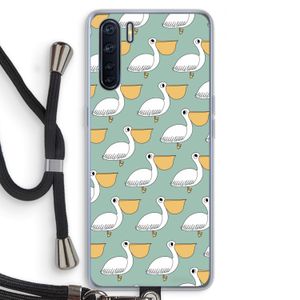 Pelican: Oppo A91 Transparant Hoesje met koord