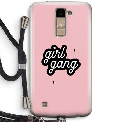 Girl Gang: LG K10 (2016) Transparant Hoesje met koord