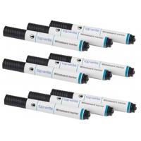 Whiteboard markers - zwart - 9x stuks - Kantoor - Whitboard stiften