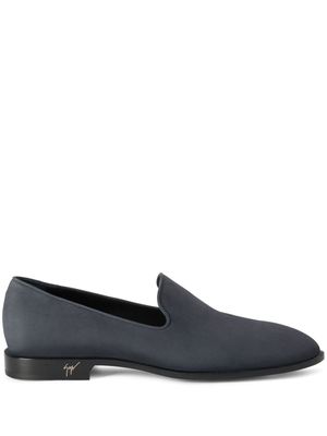 Giuseppe Zanotti mocassins Gatien en daim - Gris