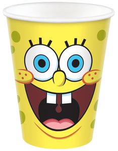 Spongebob Bekers 250ml (8st)
