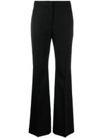 Moschino pantalon droit à taille haute - Noir