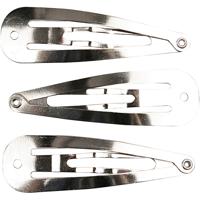 Creativ Company Haarspeld, l: 45 mm, b: 14 mm, verzilverd, 10 stuk/ 1 doos
